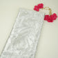 Silver Solid Zari Crush Fabric VCL-32266