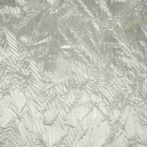 Silver Solid Zari Crush Fabric VCL-32266 - TradeUNO