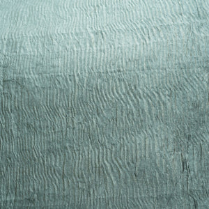 Dark Grey Solid Shimmer Crushed Tissue Fabric