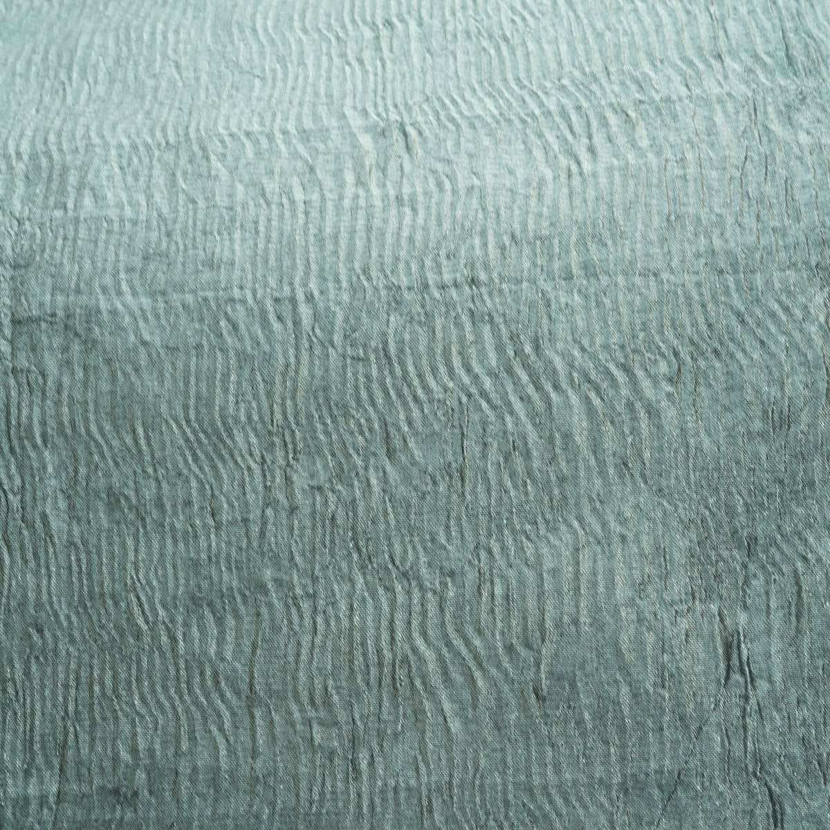 Dark Grey Solid Shimmer Crushed Tissue Fabric