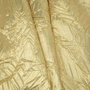 Rose Pink Gold Zari Crush Fabric VCL-32269 - TradeUNO
