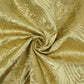 Light Gold Solid Zari Crush Fabric VCL-32265