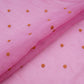 Pink Buti embroidery Malai Chanderi Fabric SNTF-32230