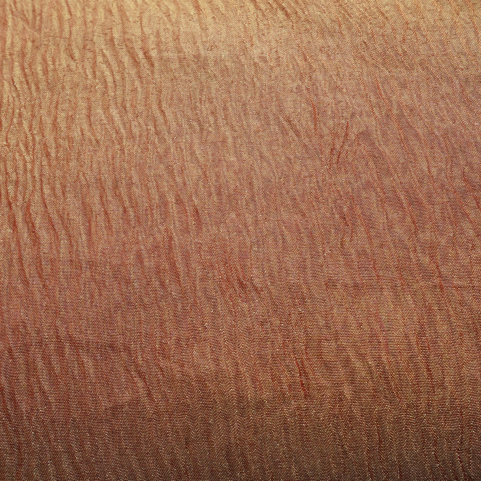 Red Solid Shimmer Crushed Tissue Fabric