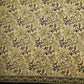 Cream & Black Floral Print Cotton Fabric OG-30311