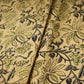 Cream & Black Floral Print Cotton Fabric OG-30311