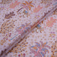 Pink floral print Cotton Linen Fabric DE-32146