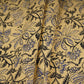 Cream & Blue Floral Print Cotton Fabric OG-30307