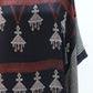 Black Ajrakh print Modal Silk Kaftan EEG-31641