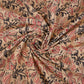 Cream & Red Floral Print Cotton Fabric OG-30308