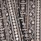 Black Chikankari Mirror Embroidery Georgette Fabric AT-30348