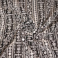 Black Chikankari Mirror Embroidery Georgette Fabric AT-30348