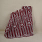 Maroon Schiffli Embroidery Chanderi Fabric CF-30429