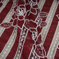 Maroon Schiffli Embroidery Chanderi Fabric CF-30429