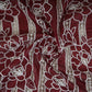 Maroon Schiffli Embroidery Chanderi Fabric CF-30429