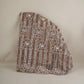 Light Brown Schiffli Embroidery Chanderi Fabric CF-30431
