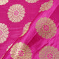 Magenta Banarasi Brocade Fabric