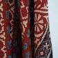 Red Ajrakh print Modal Silk Kaftan EEG-31606