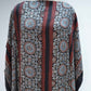 Black Ajrakh print Modal Silk Kaftan EEG-31619