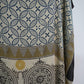 Cream Ajrakh print Modal Silk Kaftan EEG-31637