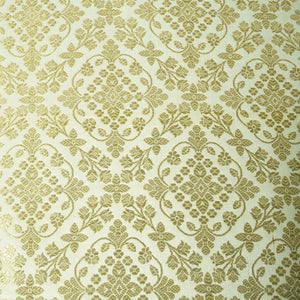 Off White Banarasi Brocade Fabric