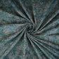 Green Paisley Print Cotton Mulmul Fabric PG-30379