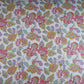 Off White Floral Print Cotton Satin Fabric PG-30394