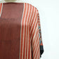 Red Ajrakh print Modal Silk Kaftan EEG-31629