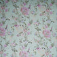 Pale Light Green Floral Print Cotton Mulmul Fabric PG-30375