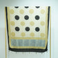 Cream Polka Dot Modal Silk Kaftan EEG-31636