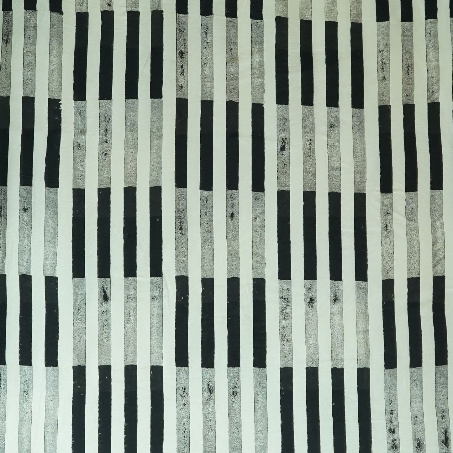 Cream with Black Stripes print Modal Silk Kaftan EEG-31640