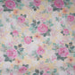 Yellow Dobby check floral print Cotton Linen Fabric DE-32133