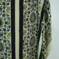 Cream Stripes print Modal Silk Kaftan EEG-31639