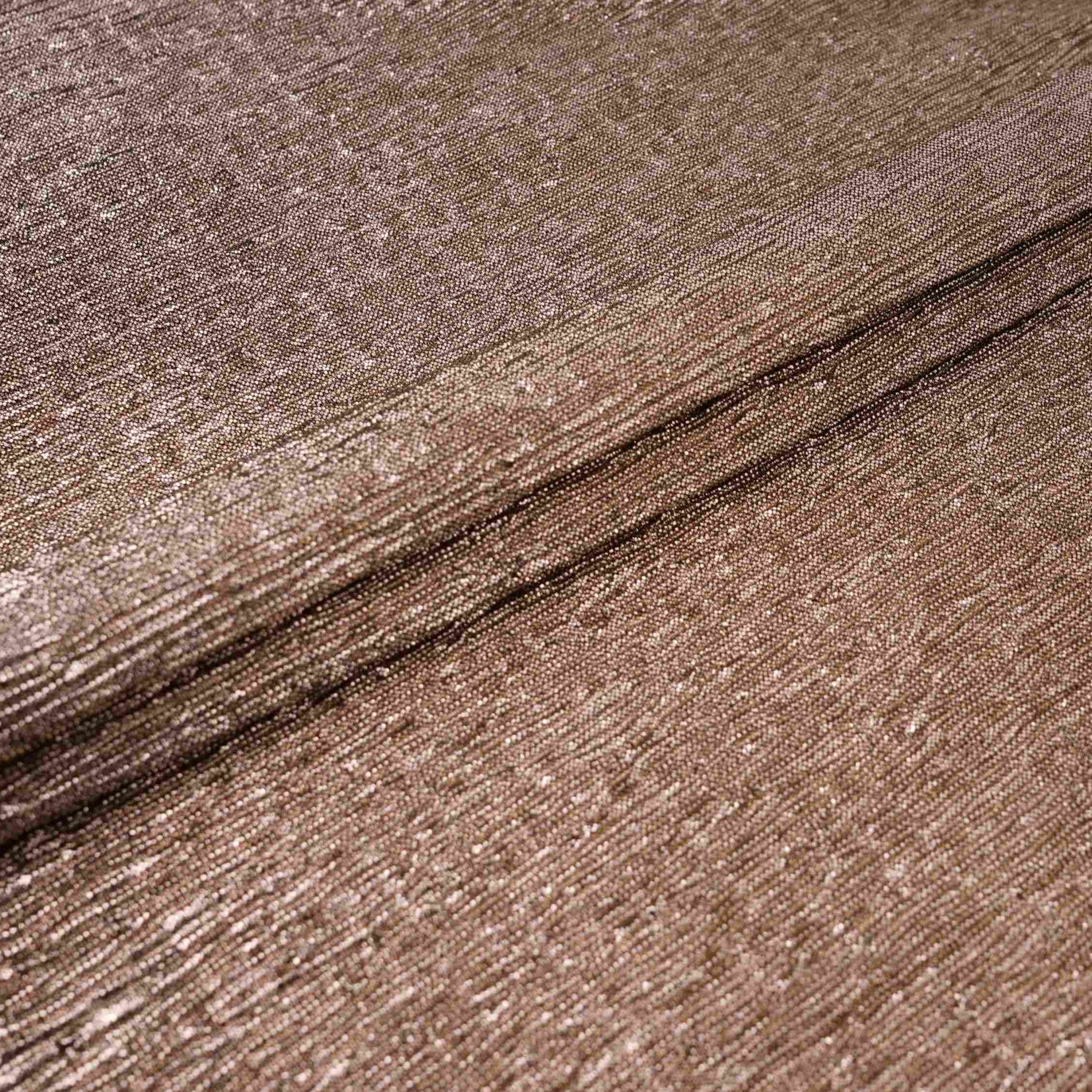 Black Foil Fabric with Golden Shimmer Crush LI-32272 - TradeUNO