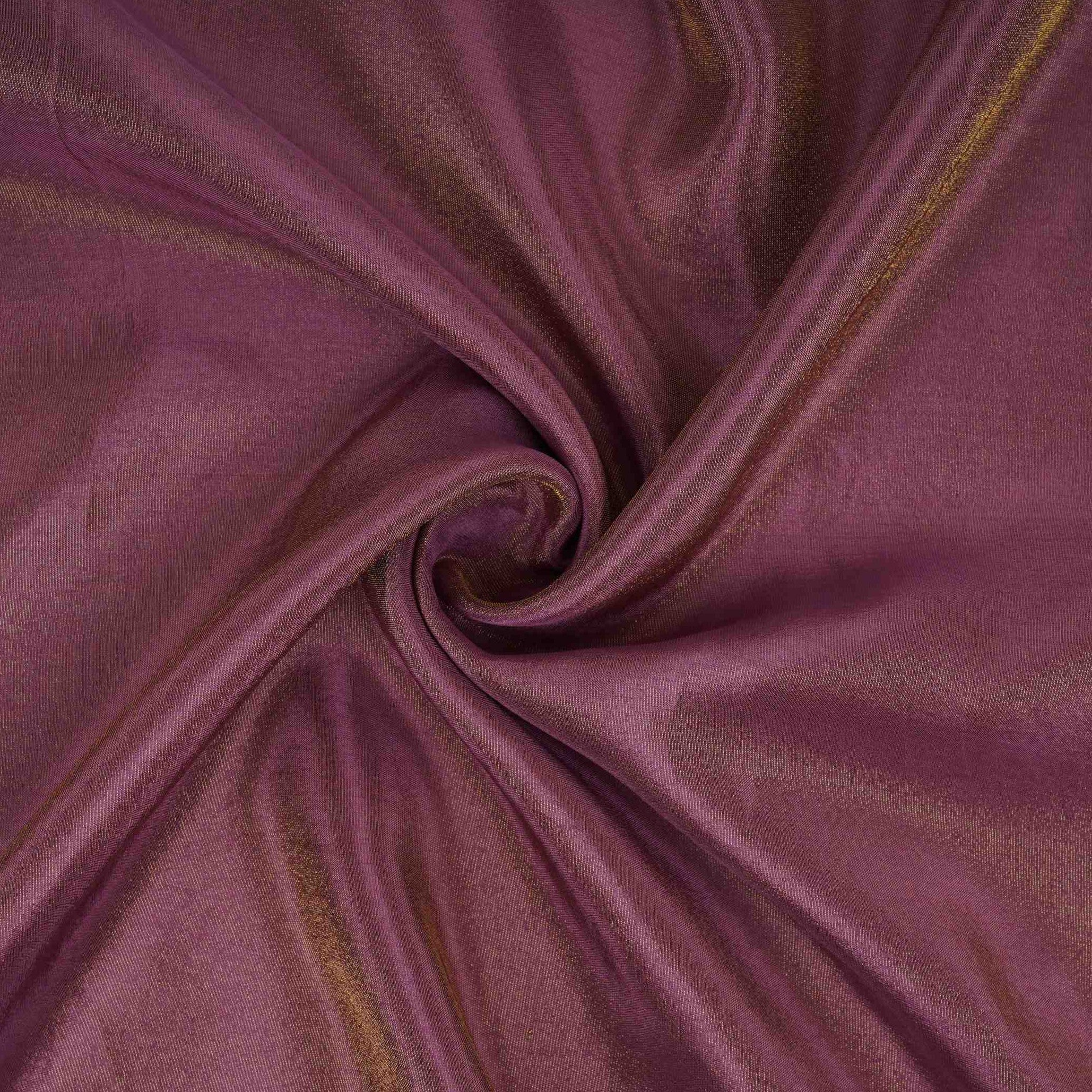 Purple Solid Shimmer Tissue Fabric NFS-13 - TradeUNO