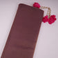 Dark Purple Solid Shimmer Tissue Fabric NFS-15