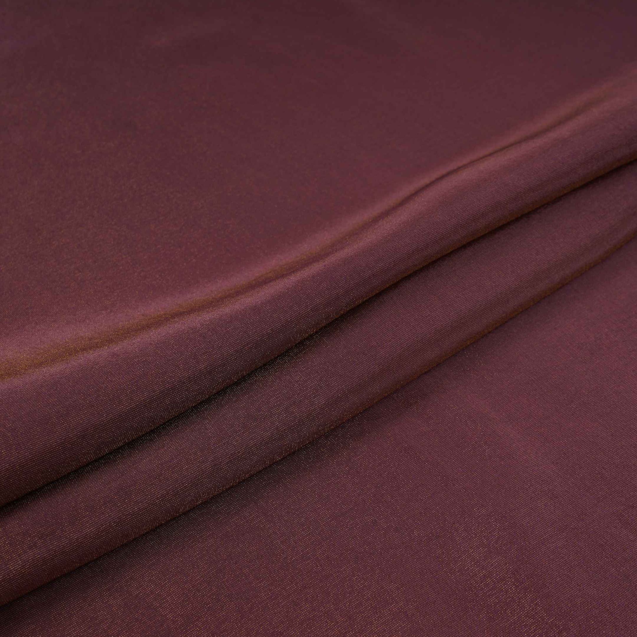 Dark Purple Solid Shimmer Tissue Fabric NFS-15 - TradeUNO