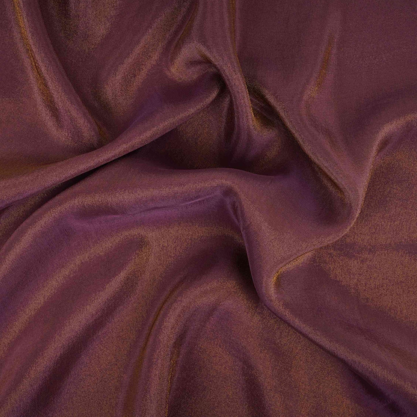 Dark Purple Solid Shimmer Tissue Fabric NFS-15