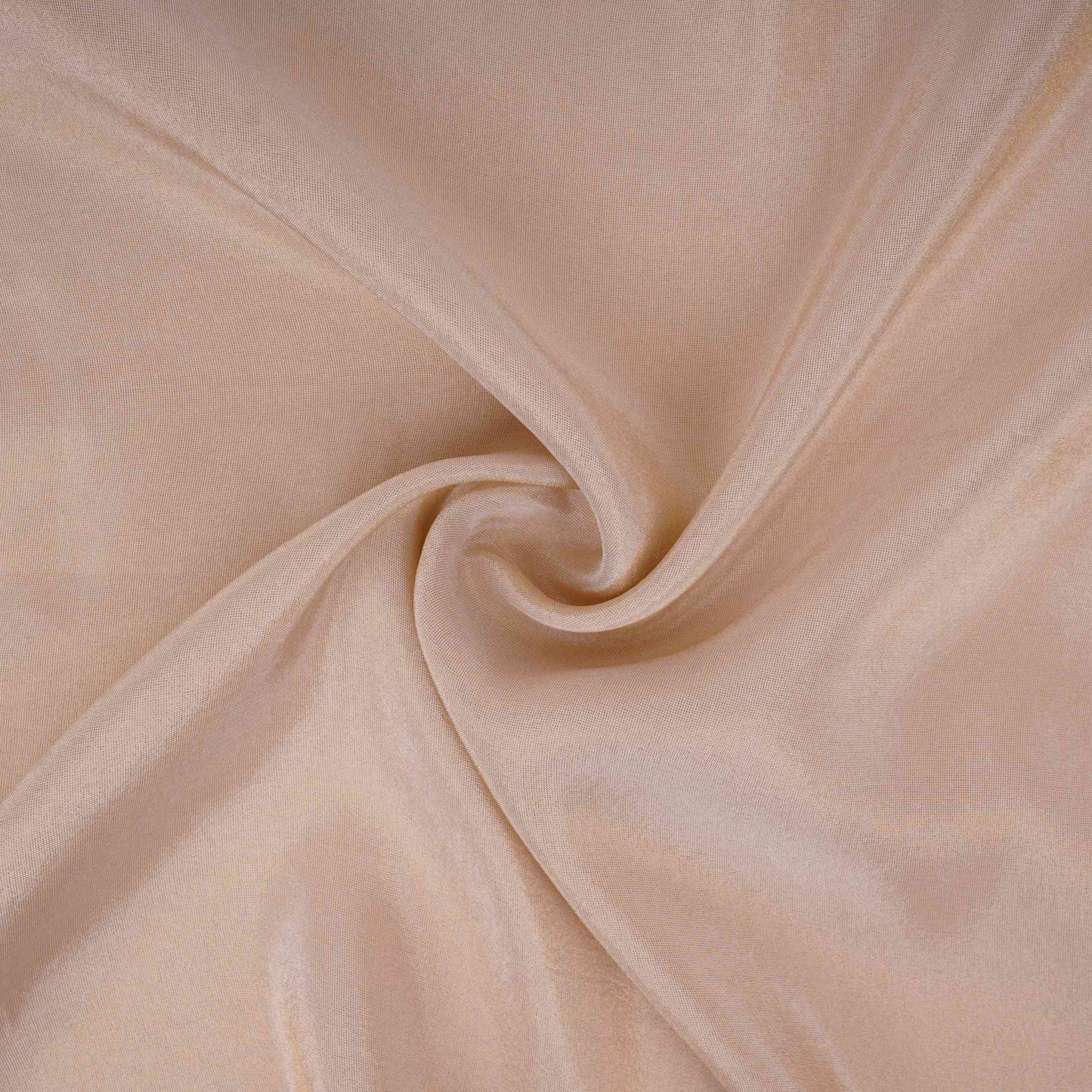 Cream Solid Shimmer Tissue Fabric NFS-01