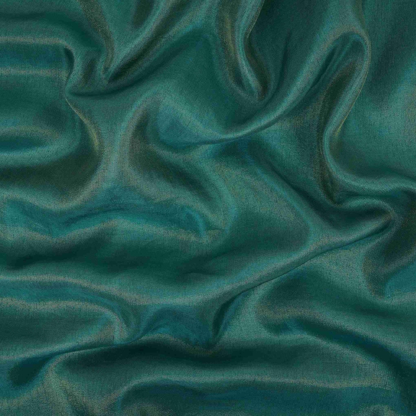Sky Blue Solid Shimmer Tissue Fabric NFS-06