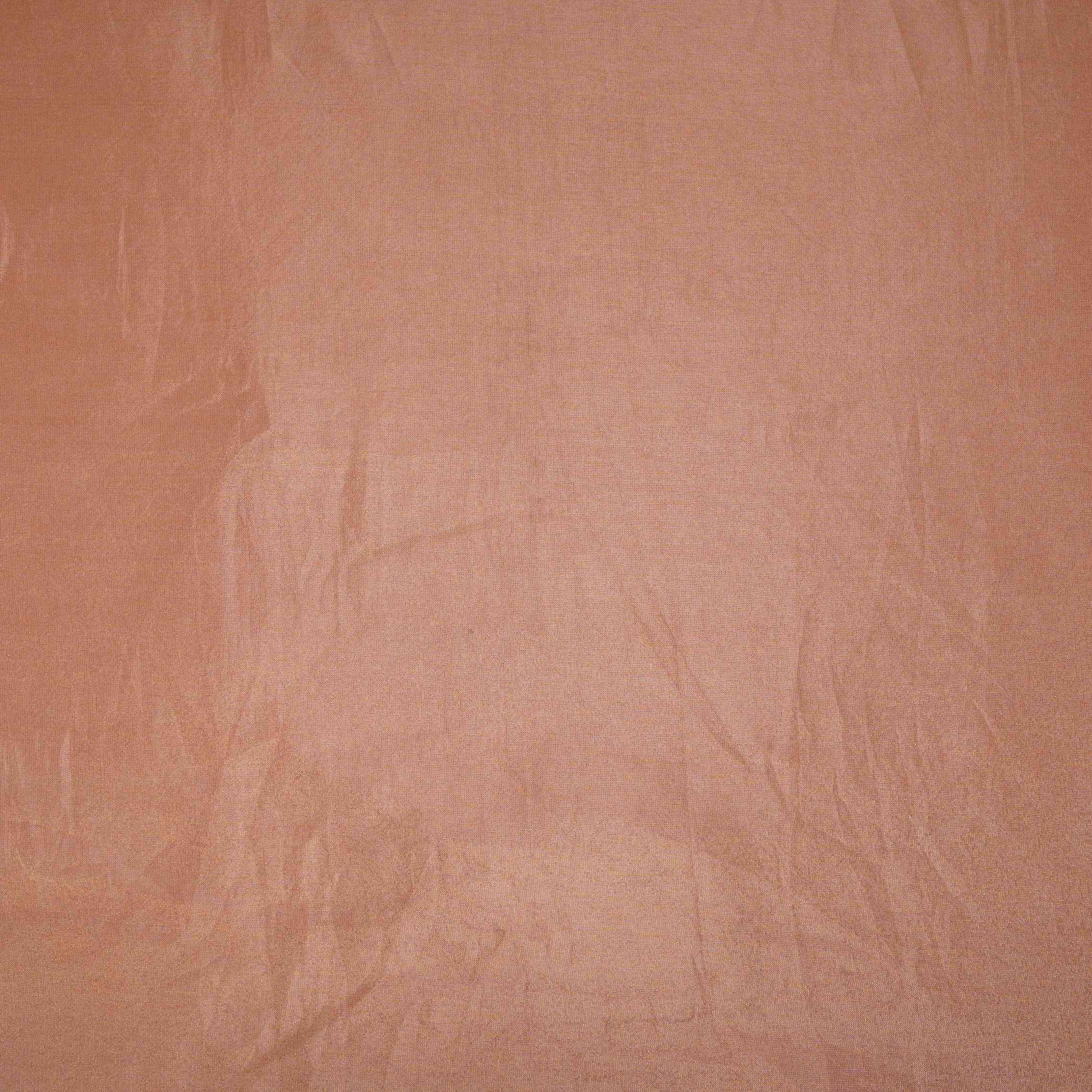 Peach Solid Shimmer Tissue Fabric NFS-09 - TradeUNO