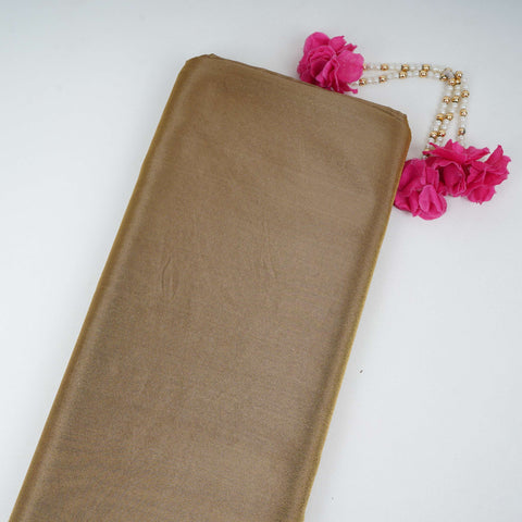 Metalic Gold Solid Shimmer Tissue Fabric NFS-07