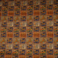Blue & Gold Abstract Print Cotton Mulmul Fabric PG-30385