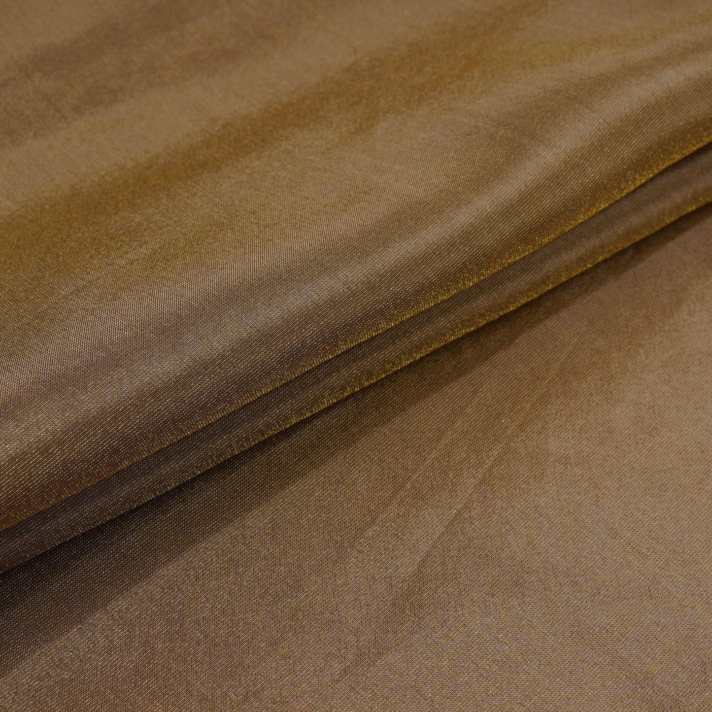 Metalic Gold Solid Shimmer Tissue Fabric NFS-07