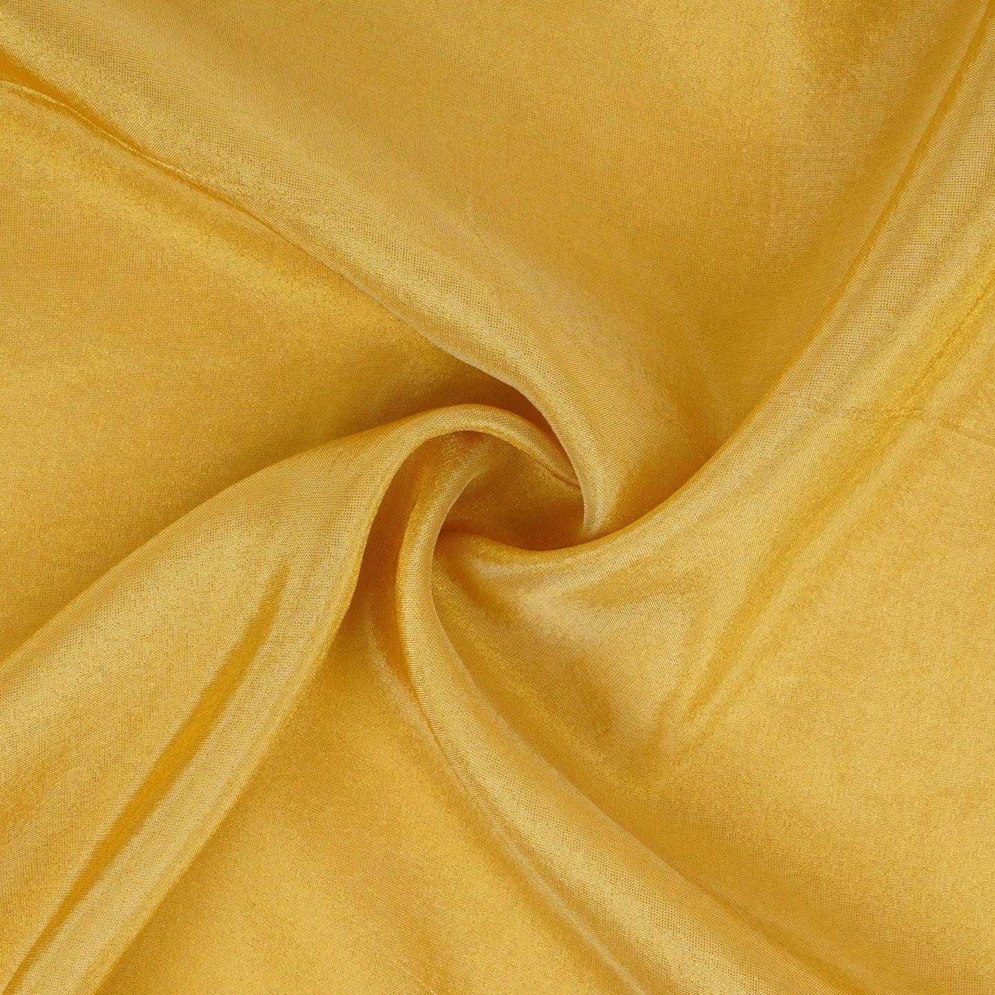 Yellow Solid Shimmer Tissue Fabric NFS-02