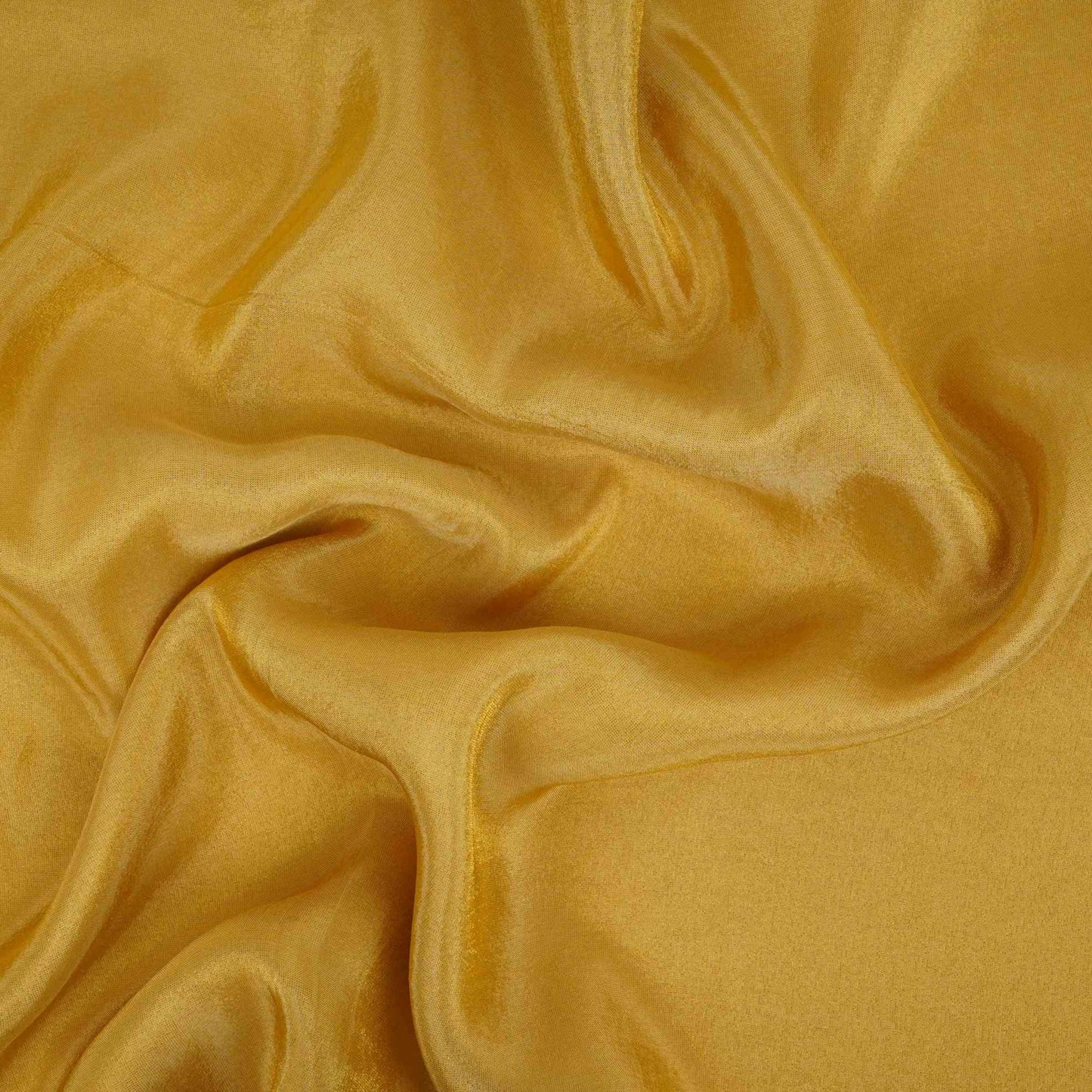 Yellow Solid Shimmer Tissue Fabric NFS-02