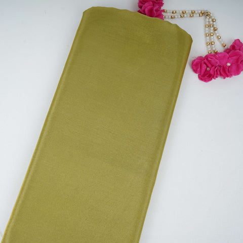 Light Green Solid Shimmer Tissue Fabric NFS-05