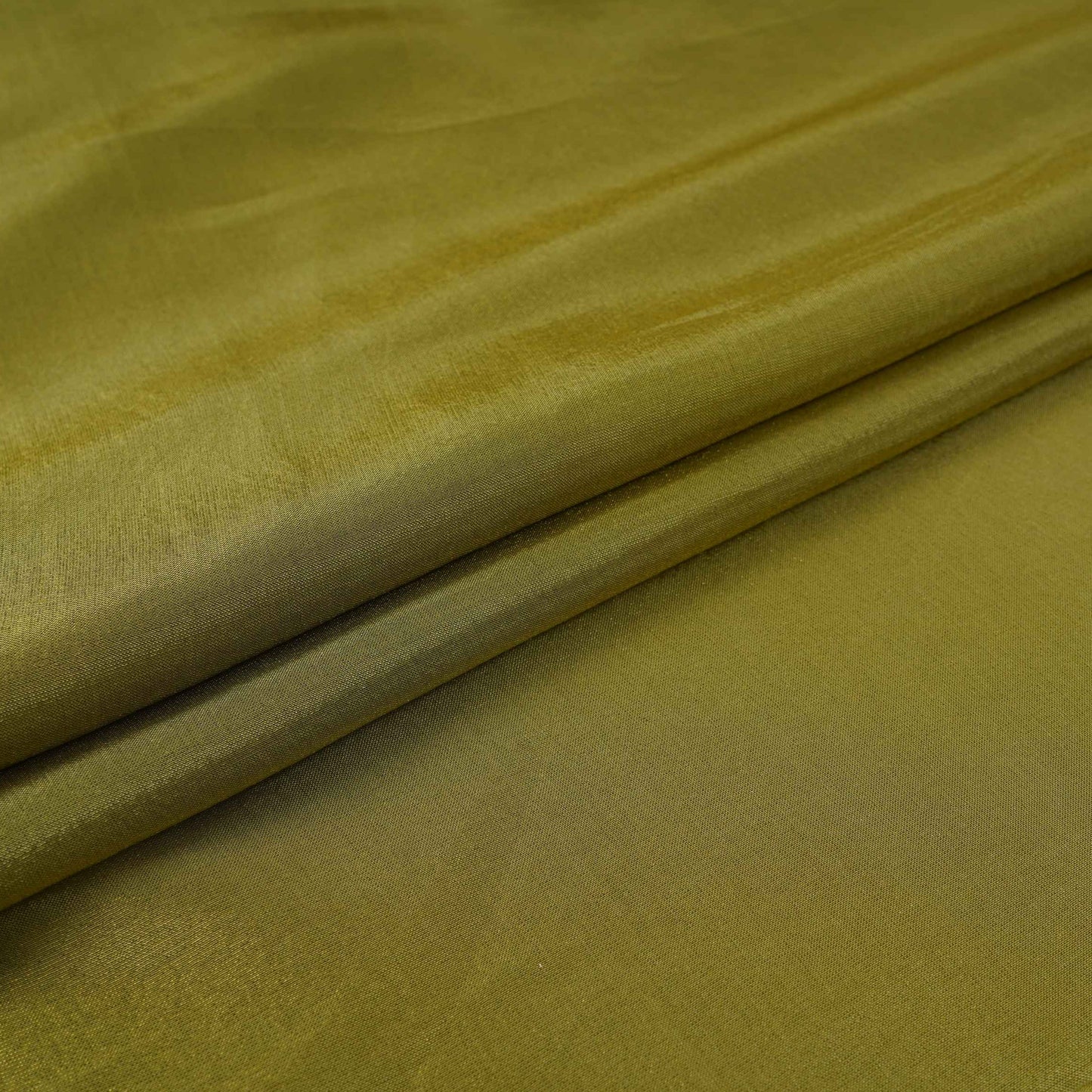 Light Green Solid Shimmer Tissue Fabric NFS-05