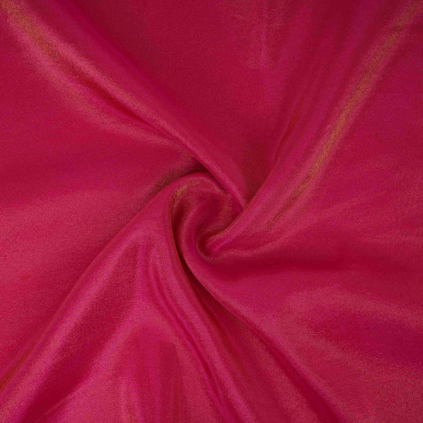 Rani Pink Solid Shimmer Tissue Fabric NFS-12