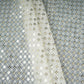 Off White Dyeable Sequence Embroidery Georgette Fabric AT-30355